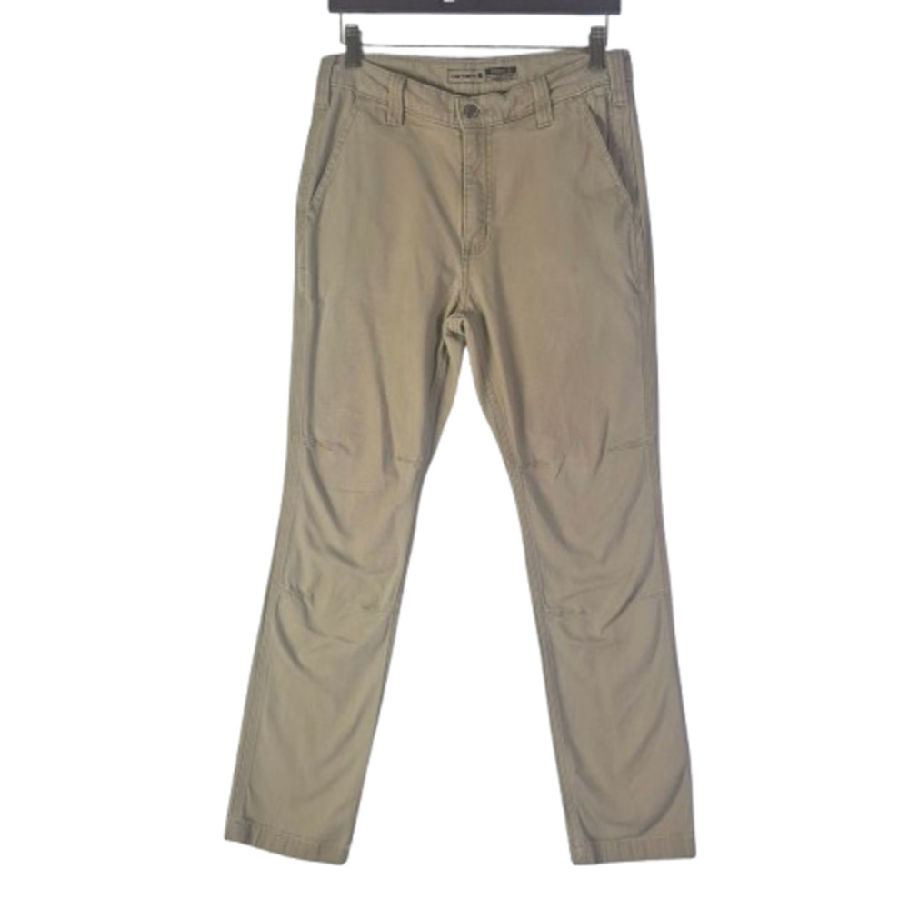 CARRHART Rugged Flex Straight Fit Canvas Dungaree Work Pants Size 32x30